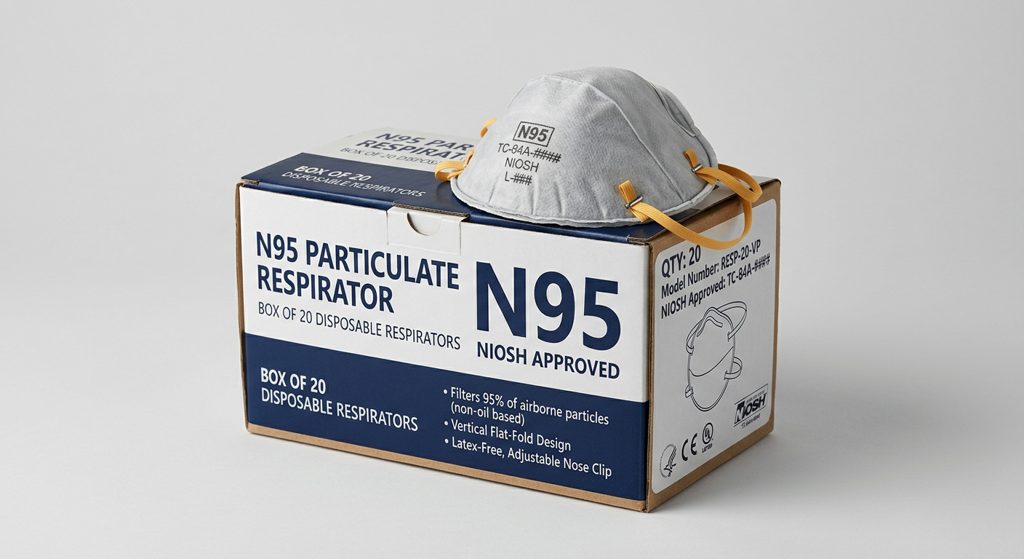 N95 Particulate Respirators (Box of 20)