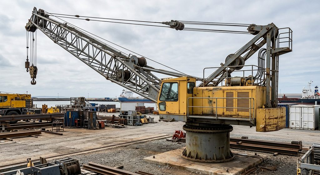 Offshore Pedestal Deck Crane 50t