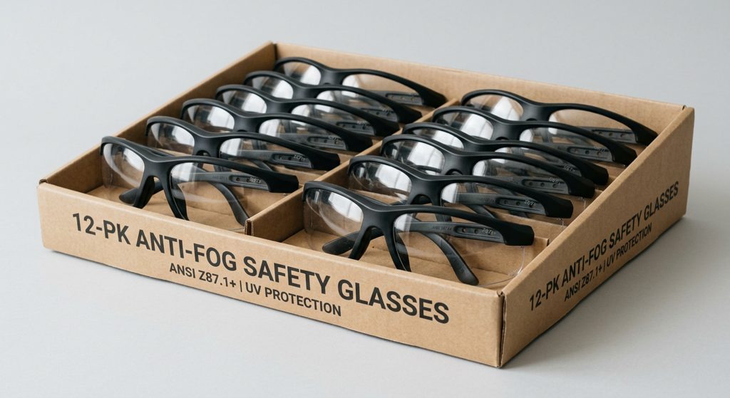 Anti-Fog Safety Glasses (12-pk)