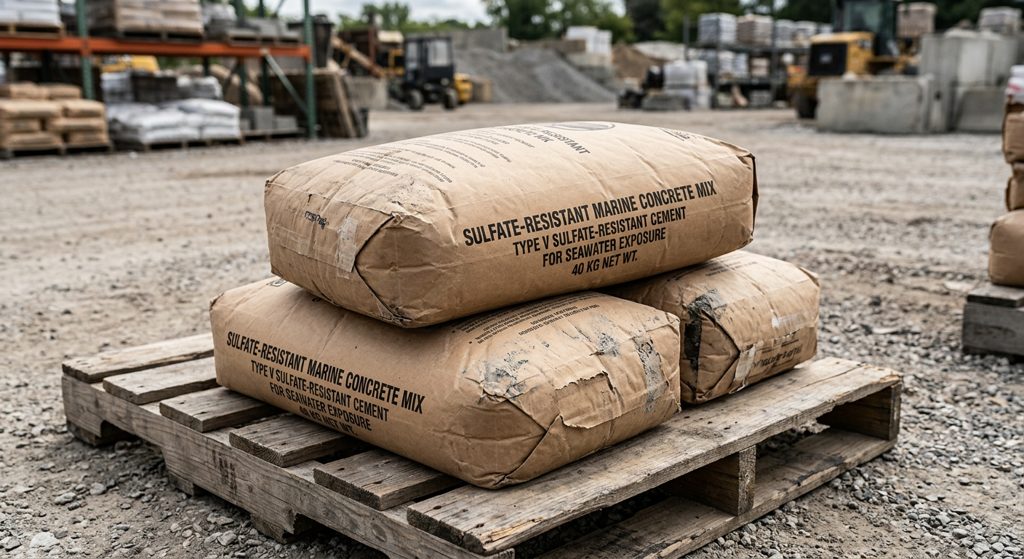 Sulfate-Resistant Marine Concrete Mix