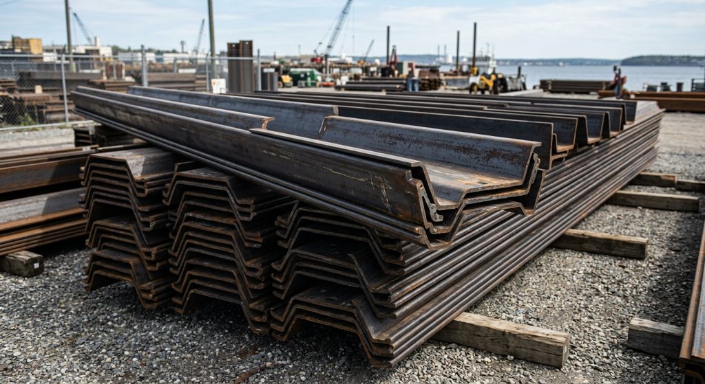 Steel Sheet Piling PZ27 — Marine